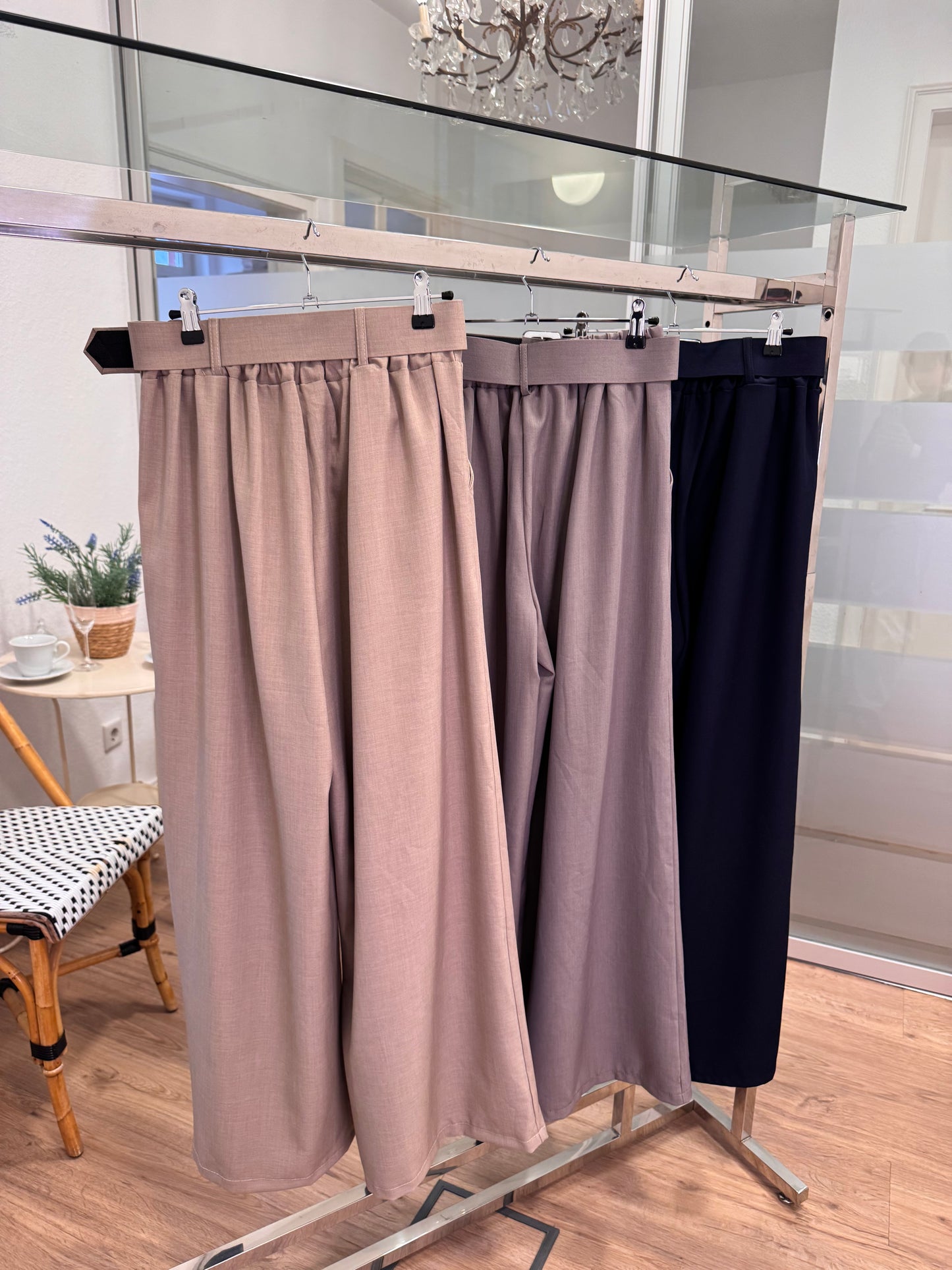 Elegante Wide Leg Hose