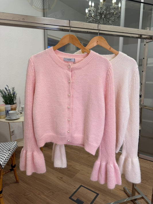 Elegante Strickjacke mit Ärmeldetail