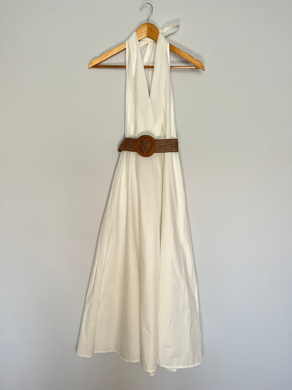 Maxikleid mit Nackenschleife