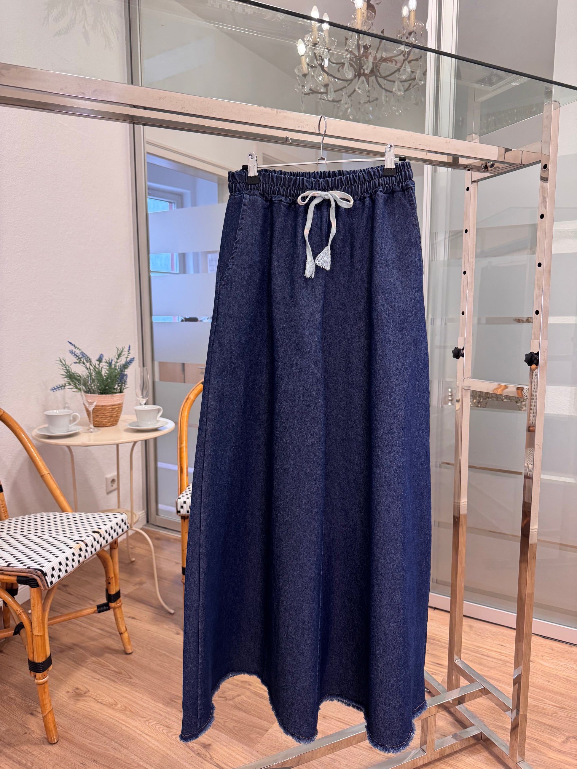 Wide Leg Denim Damen